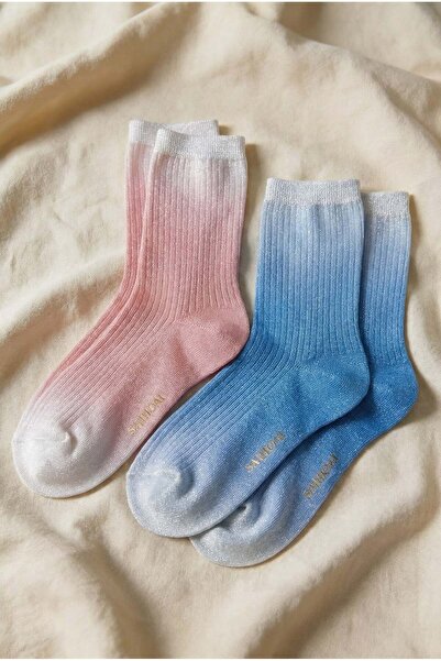 Katia&Bony Γυαλιστερές γυναικείες κάλτσες Glitter - Συσκευασία των 2