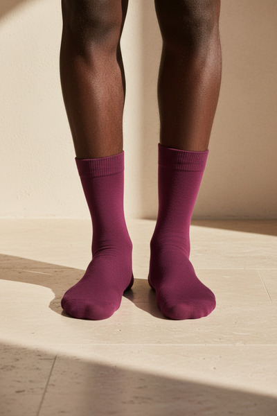 Katia&Bony Μωβ ανδρικές οικογενειακές κάλτσες