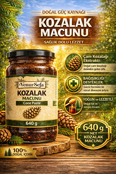 Venur Sefa Sağlığınız İçin Çam Kozalağı Macunu 640 Gr – Doğal Bağışıklık, Ene...