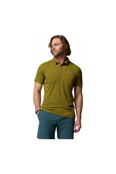 Columbia Men's Tech Trail™ Utility Green Polo Shirt