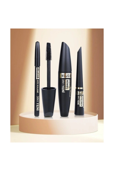 Vexor 3'ü 1 Arada Göz Makyajı Seti - Eyeliner, Maskara, Kalem