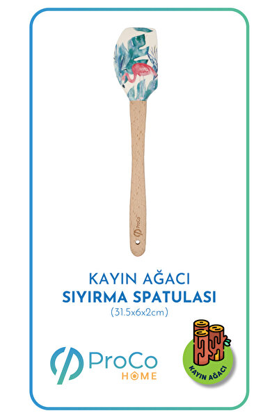 PROCO HOME ملعقة سيليكون لتقشير الفلامينغو