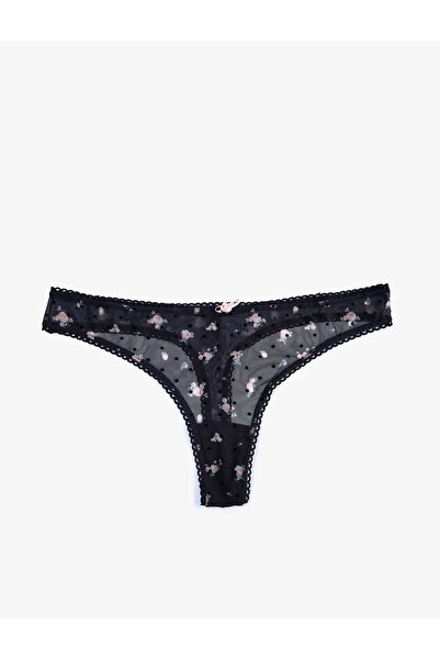 Koton Chiloți din tul floral cu detaliu panglică