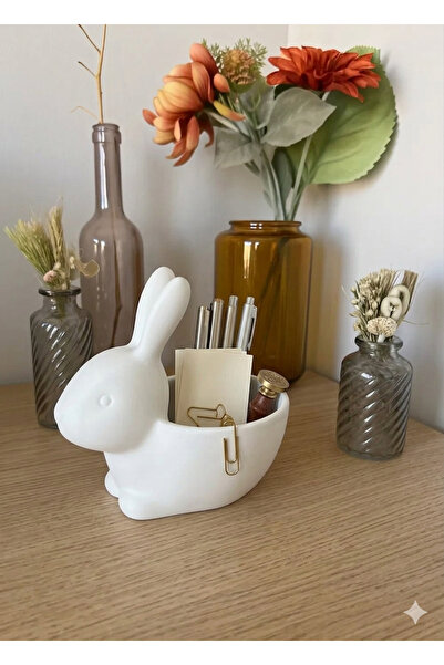 PLA Paskalya Tavşanı Şeklinde Kase - Şekerleme ve Dekoratif Kase