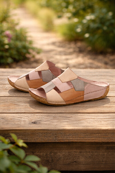 İNZE AYAKKABI Παντόφλες από γνήσιο δέρμα Όνομα μοντέλου: Olea