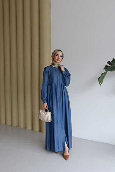 Neways 6659- Drawstring Robe Dark Blue