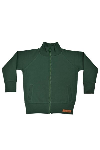 OrganicKid Cinnamon Çocuk Yeşil Sweatshirt