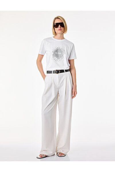 Koton Regular Fit Short Sleeve Crew Neck Printed T-Shirt