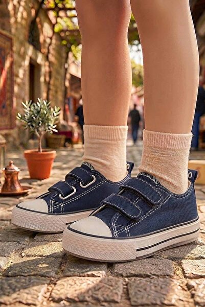 Vicco Girls and Boys - Lighted Baby Canvas Shoes - Velcro - Non-Slip Sole Spo...
