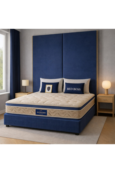 BedBoss Luxury Bed Headboard with Modern Design Bed Base Height of 150cm