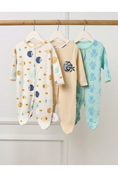 MiniKids Σετ 3 θαλασσινά μποτάκια, πολύχρωμα