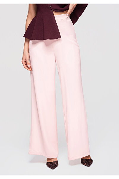 OMBRE Women's Elegant High Waist Pants OW-PA-E0009 Rose