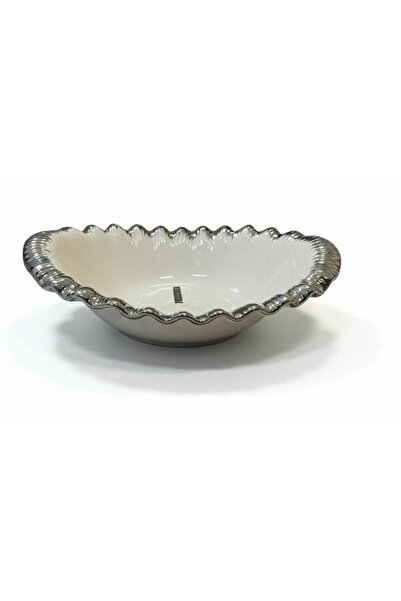 ROY KING Sofia Silver Oval Salad Bowl 33Cmx21Cmx7Cm