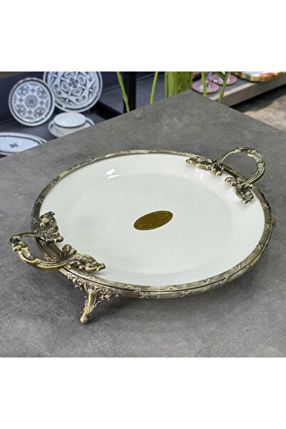 ROY KING CLASSY ANTİK YUVARLAK SUNUM TABAK 31CM