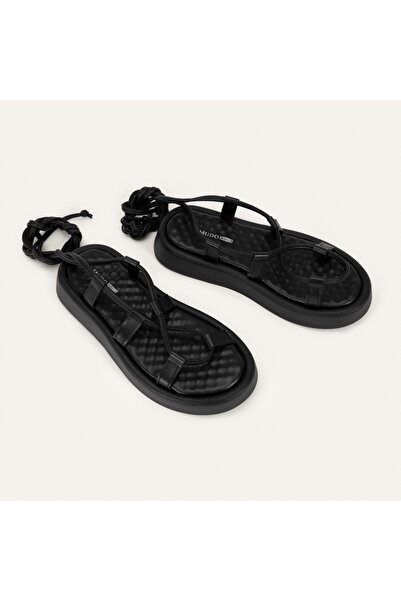 Mudo Leather Look Sandals