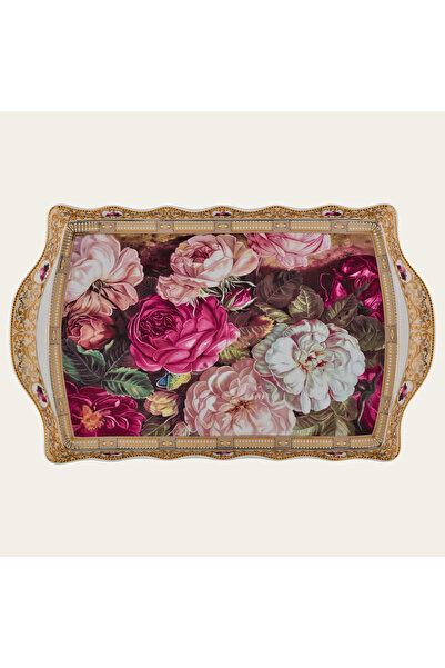 ROY KING صينية بورسلين روزا بيانكا