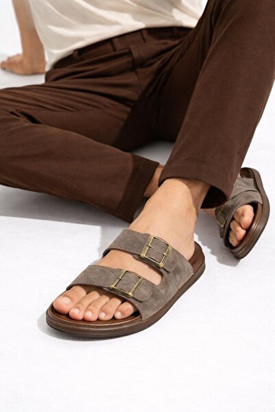 Slipcat Daily Men's Slippers with Double Buckle, Comfortable, Light Sole, Com...