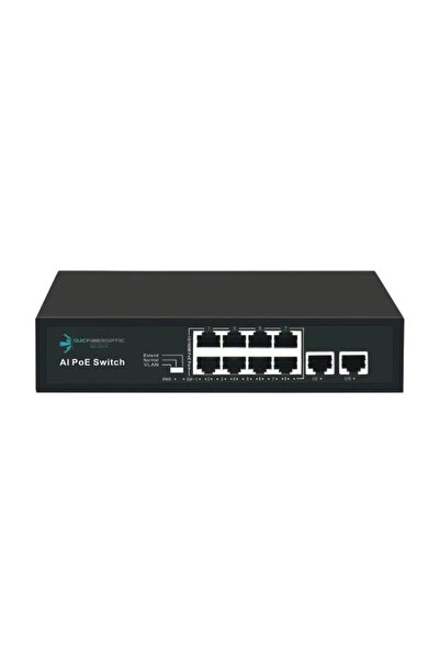 Universal Ods 8port poe 96w 2-uplink 10/100 unmanaged switch 08ods-8p2u