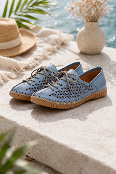 İNZE AYAKKABI Дамски обувки от естествена кожа. Модел: AQUALIS