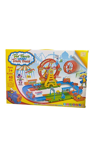 ADIRI SHOP Circuit tren electric cu roată panoramică Ferris, jucărie interact...