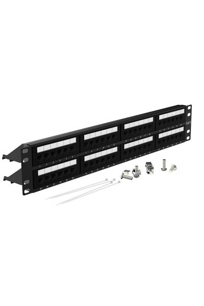 Universal Ods 2u 48port cat6 utp copper patch panel pp-ucs-2548