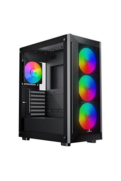 Universal Gamebooster 650w 80+ white raider e651b gaming mid-tower pc case