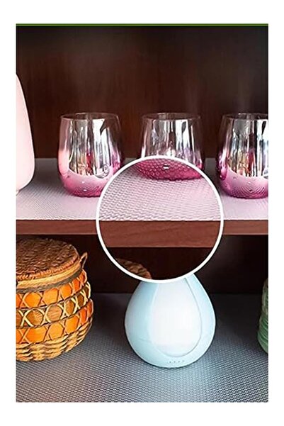 Pomask 10 Mt X 45 cm Transparent Anti-Slip Pvc Refrigerator Shelf Table Drawer Shoe Rack Protector Stain-Resistant Cover