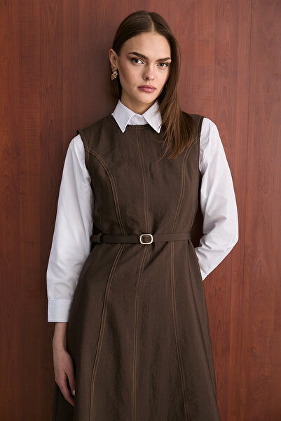 Melike Tatar Ζωνωτό Τζιλέ 32-2784