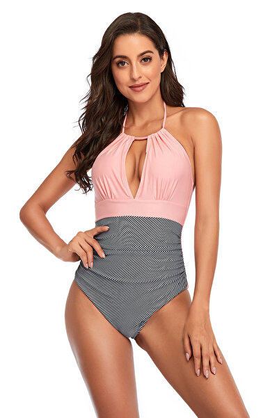 EFAYN.RO Women's swimsuit, one piece, details that slim and accentuate the wa...