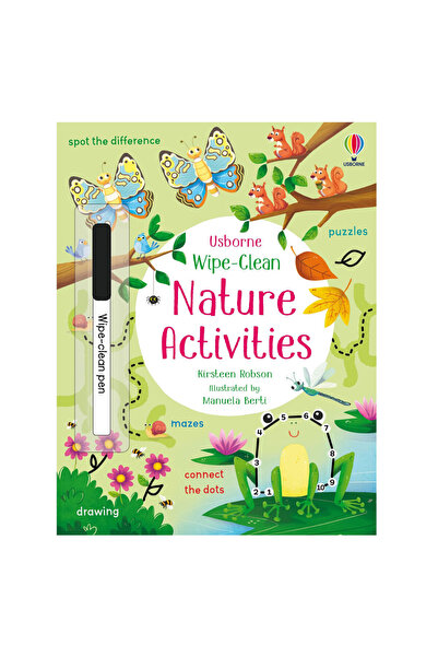 Usborne Βιβλίο Υπαίθριων Δραστηριοτήτων με Σβήσιμα Εικόνες, Usborne, +3 ετών