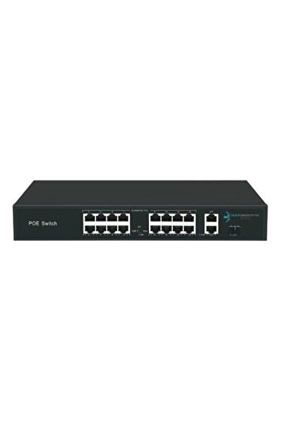 Universal Ods 16Port Poe 200W 1-Sfp 10/100 Unmanaged Switch 08Ods-16P2U1S-200