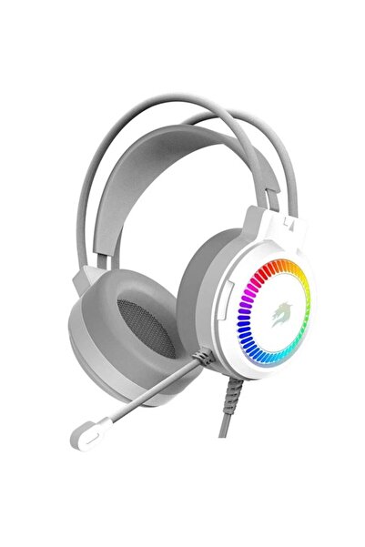 Universal سماعة الألعاب GameBooster HAMMER 7.1 Rainbow White H02W