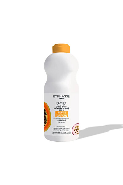 BYPHASSE Family Fresh Delice 2 in 1 Papaye and Mangue Conditioning Shampoo- 7...