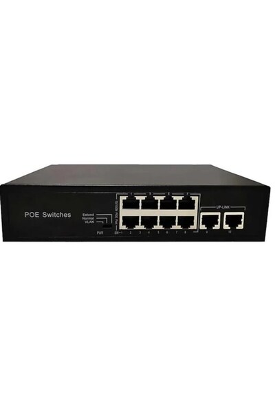 Universal Ods 8port poe 96w 2-uplink 10/100 unmanaged switch 08ods-r-8p2u