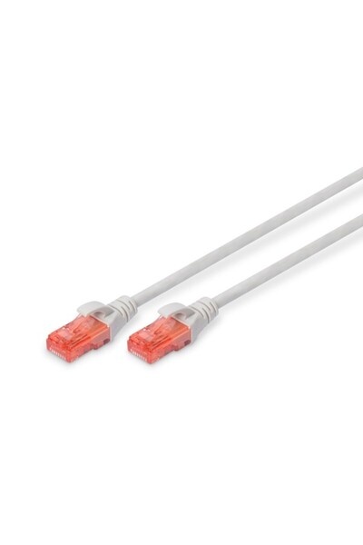Universal DIGITUS 0.25 متر CAT6 Utp DK-1617-0025 كابل رقعة رمادي (حزمة من 10)
