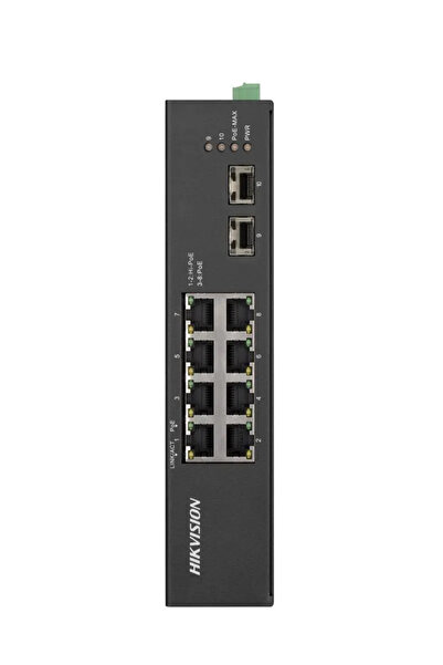 Universal HIKVISION محول شبكة جيجابت غير قابل للإدارة بـ 8 منافذ PoE بقدرة 12...