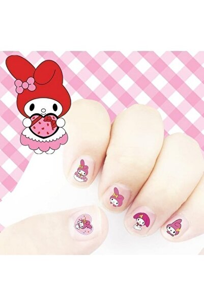 YKKJ Set of 6 nail decorations, cartoon, for children,