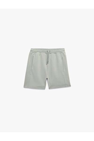 Koton Seam Detail Pocketed Drawstring Waist Shorts