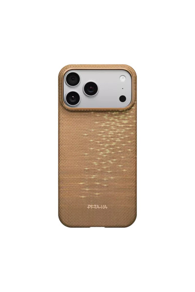 PITAKA KI1705AG iPhone 17 Pro Ultra-Slim Aramid MagSafe Case Golden Glint