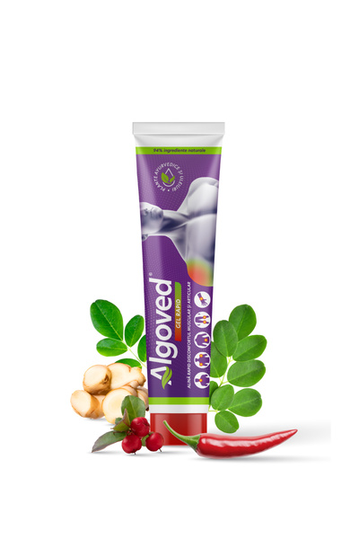 Organic India ALGOVED Gel Rapid Alinare Disconfort Muscular și Articular cu A...