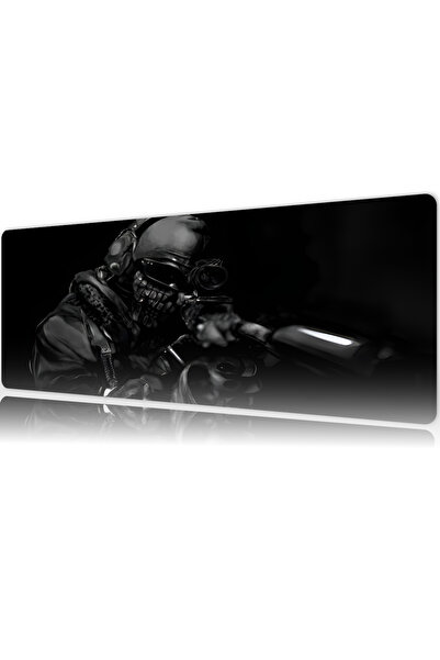 urzuva Shadow Sentinel Gaming Oyuncu XL Mouse Pad Mousepad 80X30 cm 3Mm Dikiş...