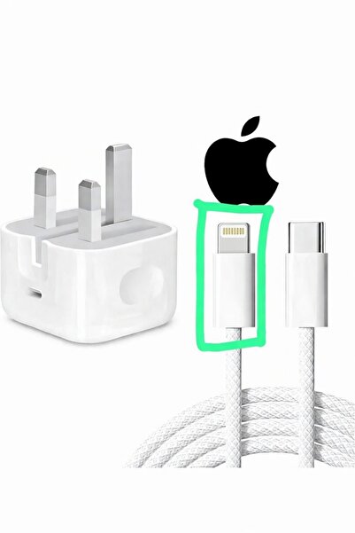 TM Cable + Regular iPhone Plug (14 and Below) Original 20W Apple
