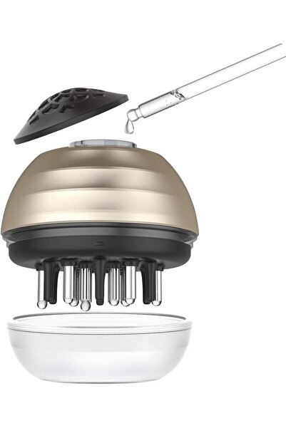 Yelejoy مشط لتطبيق زيت الشعر، مدلك لفروة الرأس لعلاج نمو الشعر والزيوت الأساسية