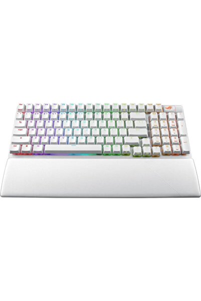 ASUS ROG Strix Scope II 96 Gaming Keyboard White, NX Snow, Bluetooth/USB