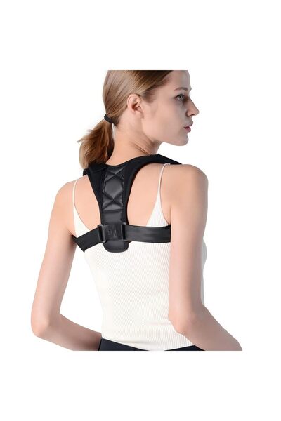 Arabest مصحح وضعية قابل للتعديل، دعامة للظهر العلوي لتصحيح وضعية الجلوس السيئ...