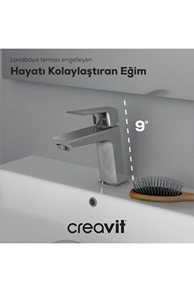 Creavit Slope Chrome Sink Faucet Sp1500