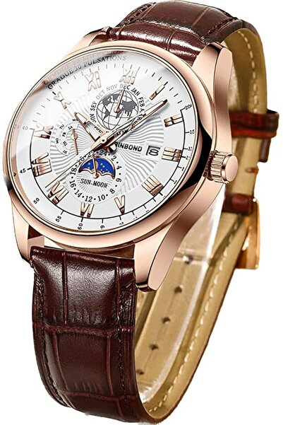 Arabest Chronograph Men Wrist Watch, Waterproof Analog Quartz Movement with L...