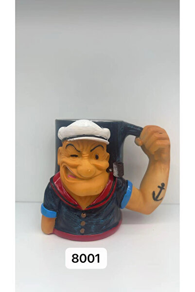 shopwave Popeye Steel Mug Code 8001