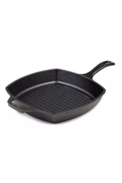 Lodge Cast Iron Square Grill Pan, 26 cm, Black
