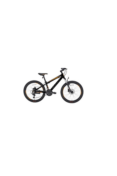 Bisan COOPER ERKEK DAĞ BİSİKLETİ 30 CM HD 24 JANT 21 VİTES MAT SİYAH TURUNCU